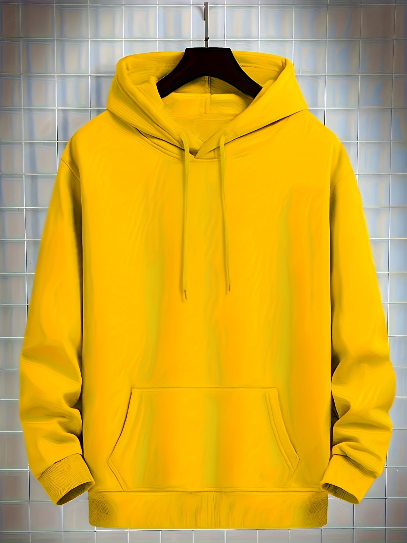 Men's Solid Color Sweatshirt - Regular Fit