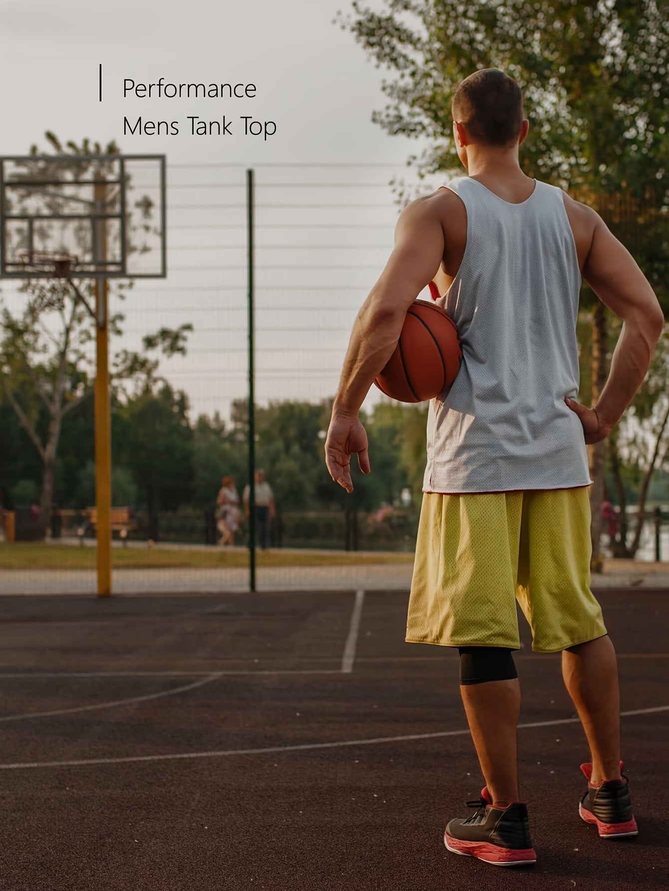 Men's Solid Color T-Shirt - Sleeveless 473957