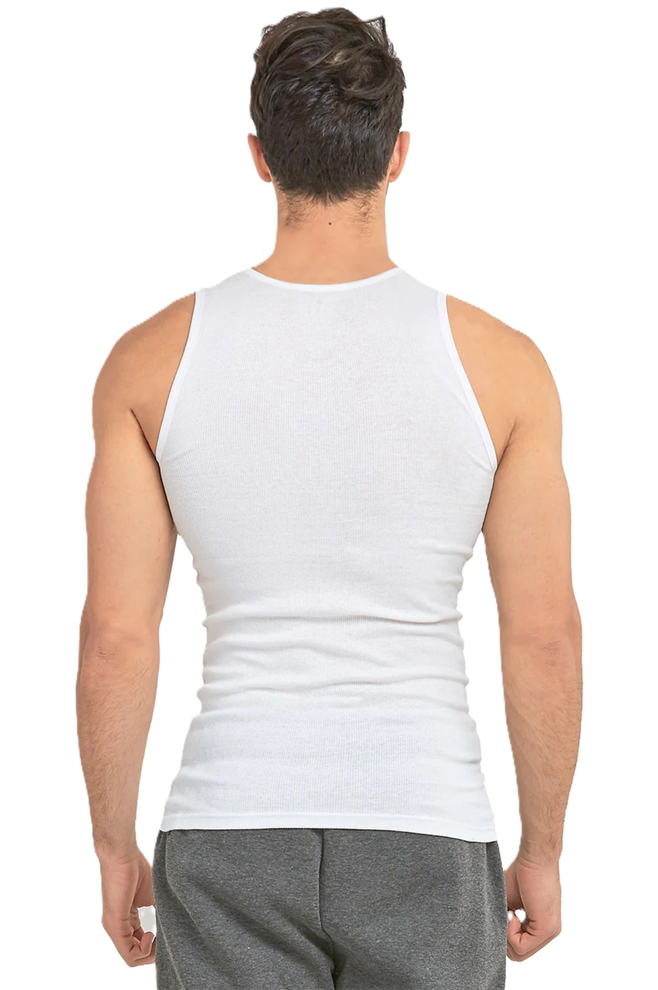 Men's Solid Color Tank Top - Classic Neck Sleeveless 898789