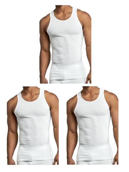 Men's Solid Color Tank Top - Classic Neck Sleeveless 898789