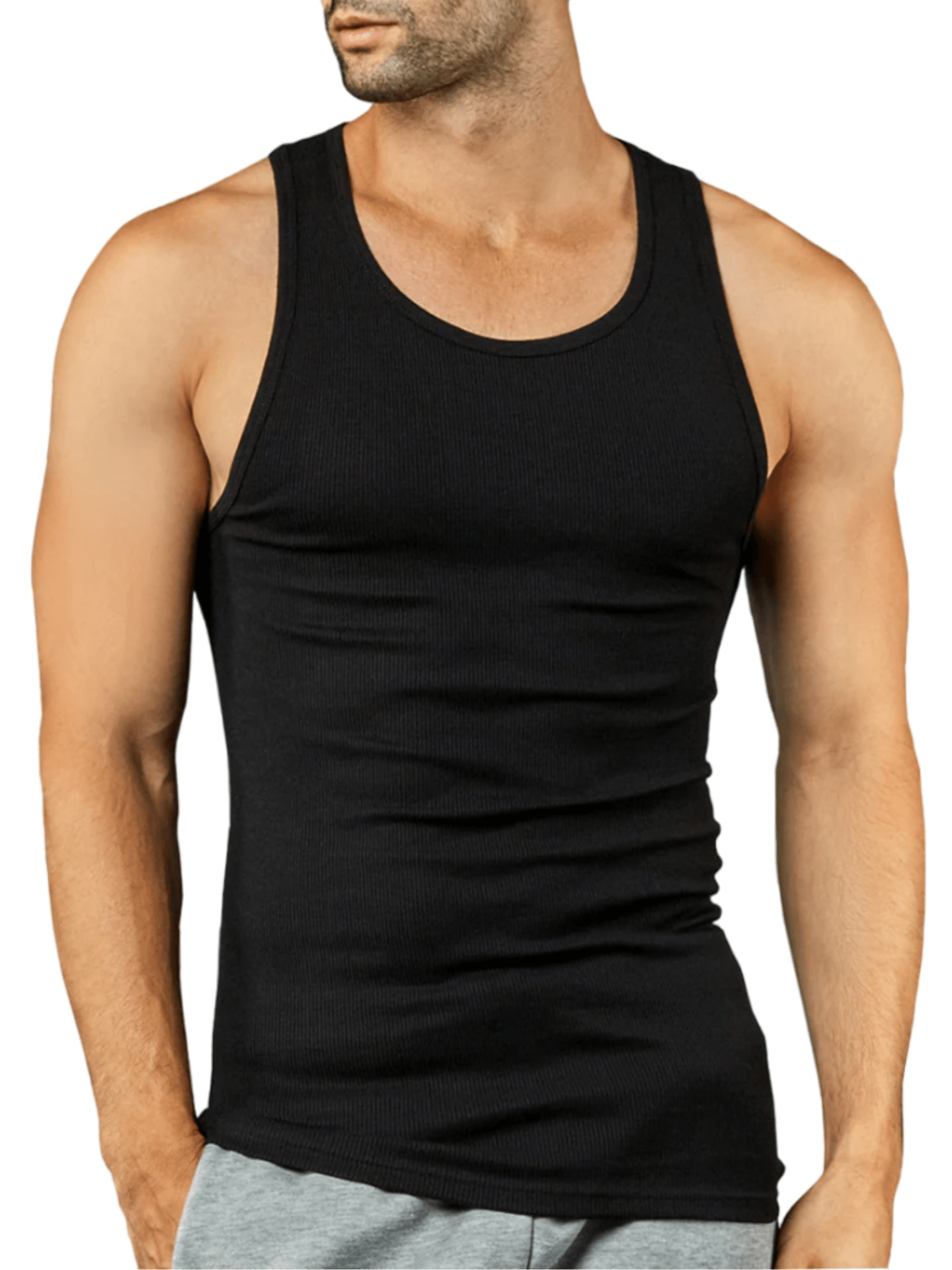 Men's Solid Color Tank Top - Sleeveless 472805