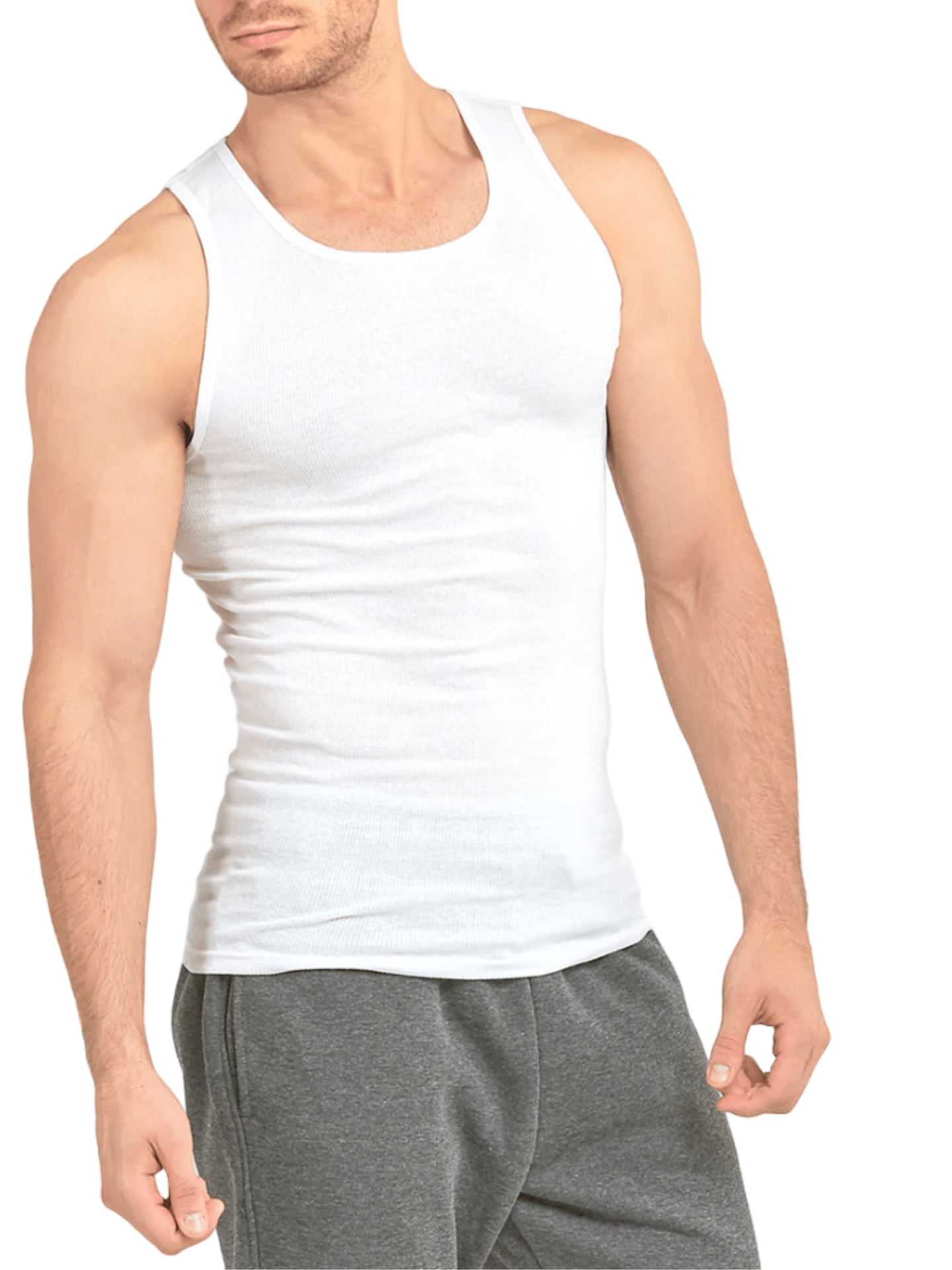 Men's Solid Color Tank Top - Sleeveless 472805