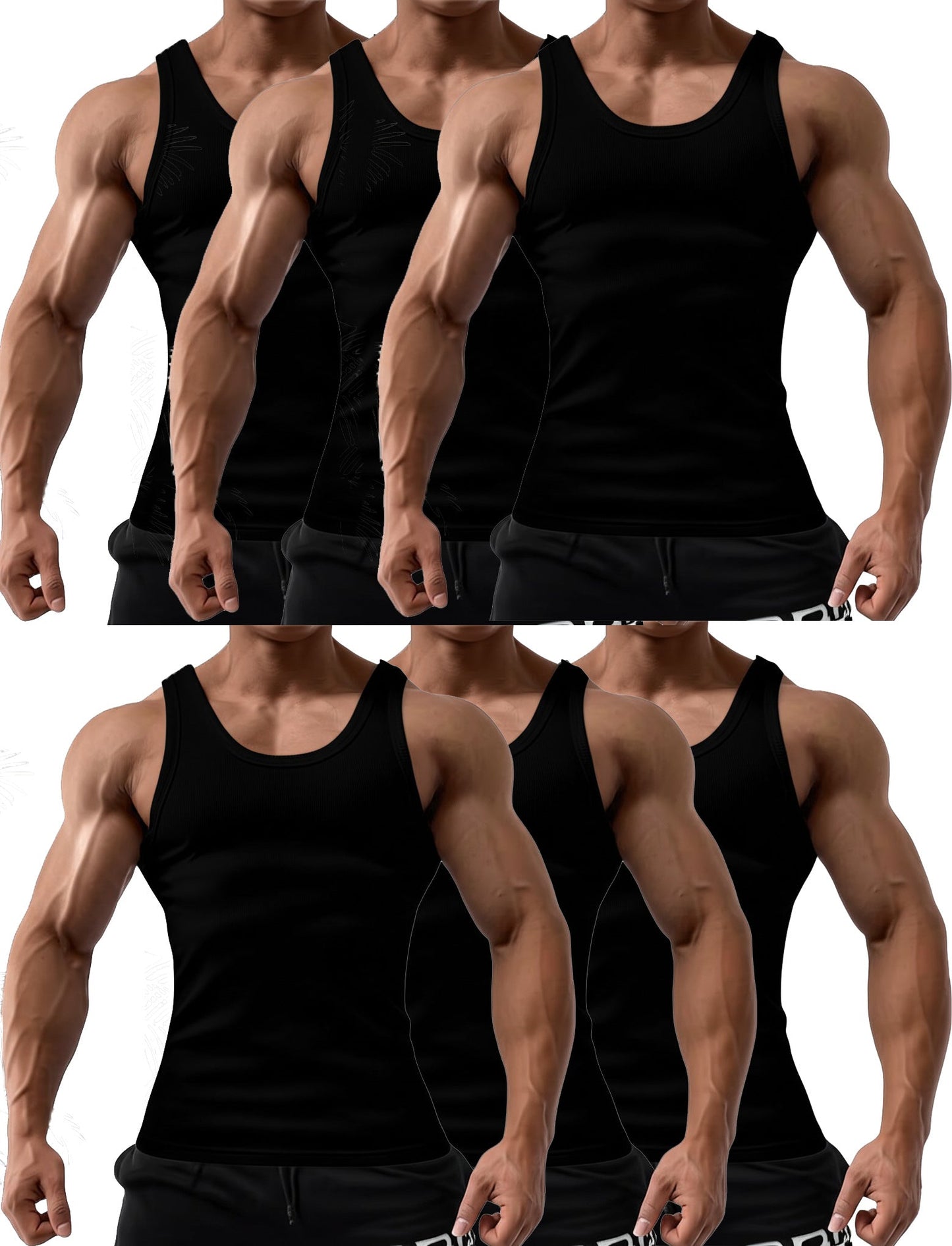 Men's Solid Color Tank Top - Sleeveless 686373