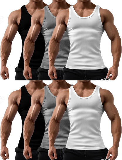 Men's Solid Color Tank Top - Sleeveless 686373