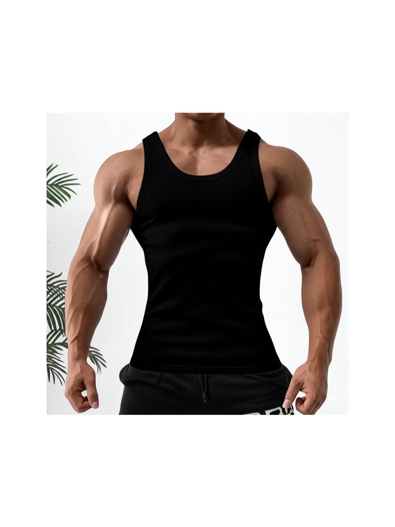 Men's Solid Color Tank Top - Sleeveless 686373
