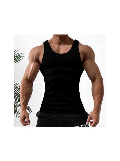 Men's Solid Color Tank Top - Sleeveless 686373
