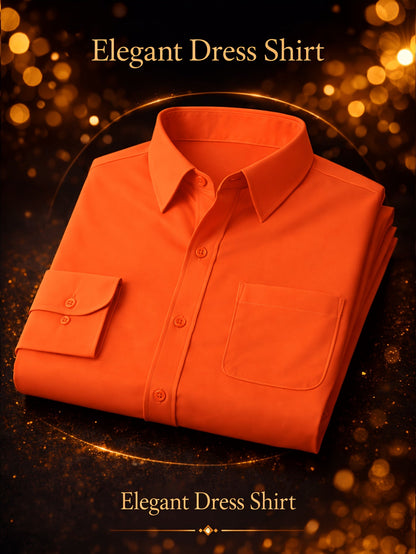 Men's Regular Fit Casual Button Shirts Long Sleeve Stretch Breathable Wrinkle - product view 6