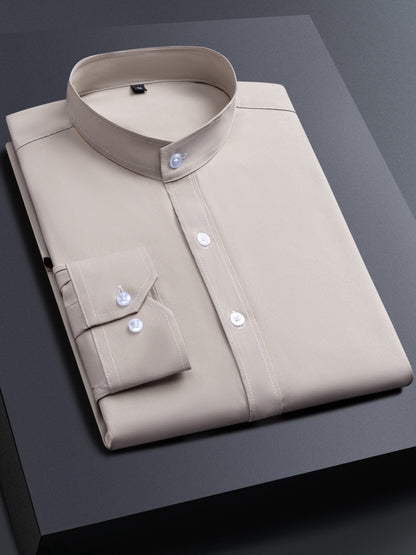 Men's Light Green Long-Sleeve Shirt - product view 45