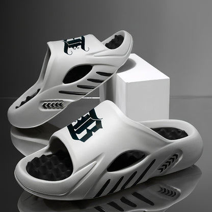 Men's Black Striped Shoes - product view 4