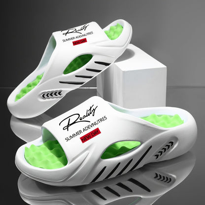 Men's Black Striped Shoes - product view 3