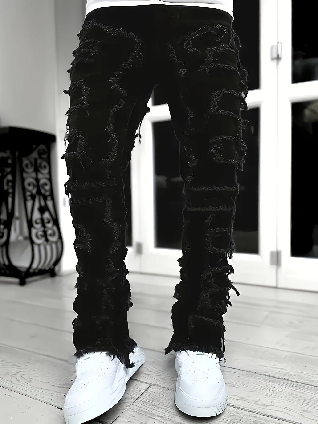 Men's Black Jeans - product view 8