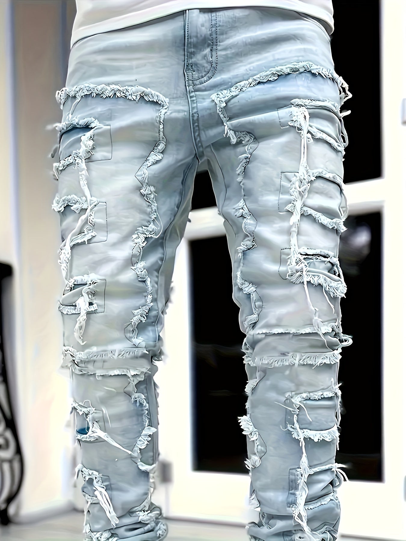 Men's Black Jeans - product view 16