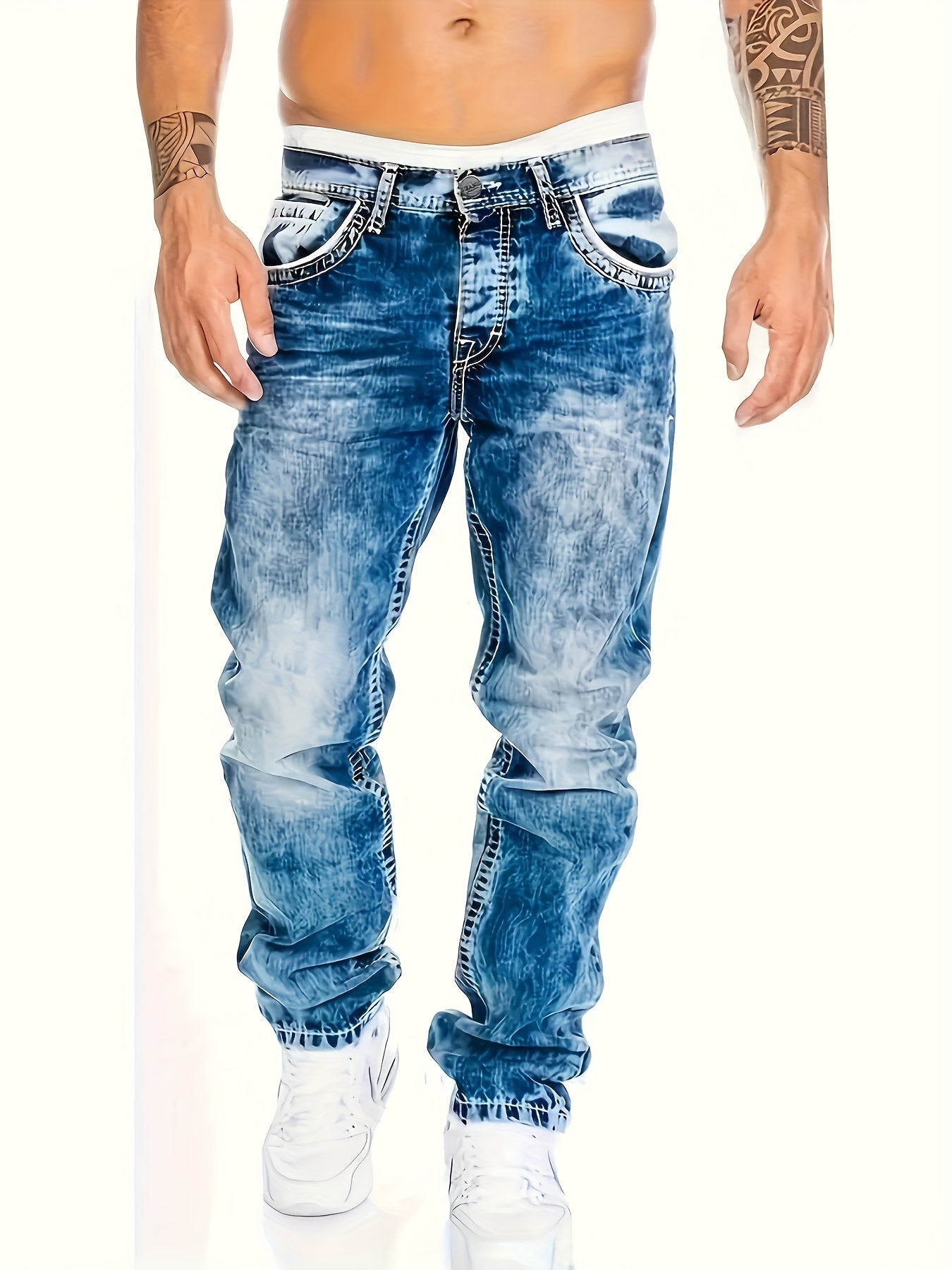 Men's Blue Jeans - product view 15
