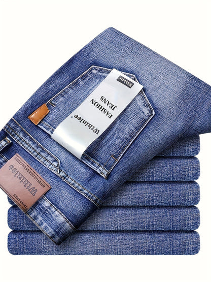 Men's Straight Leg Jeans - Classic Wash Clean Finish Weekend
