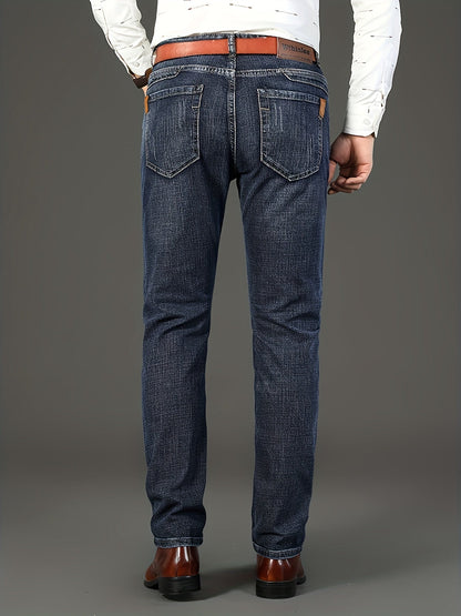 Men's Straight Leg Jeans - Classic Wash Clean Finish Weekend