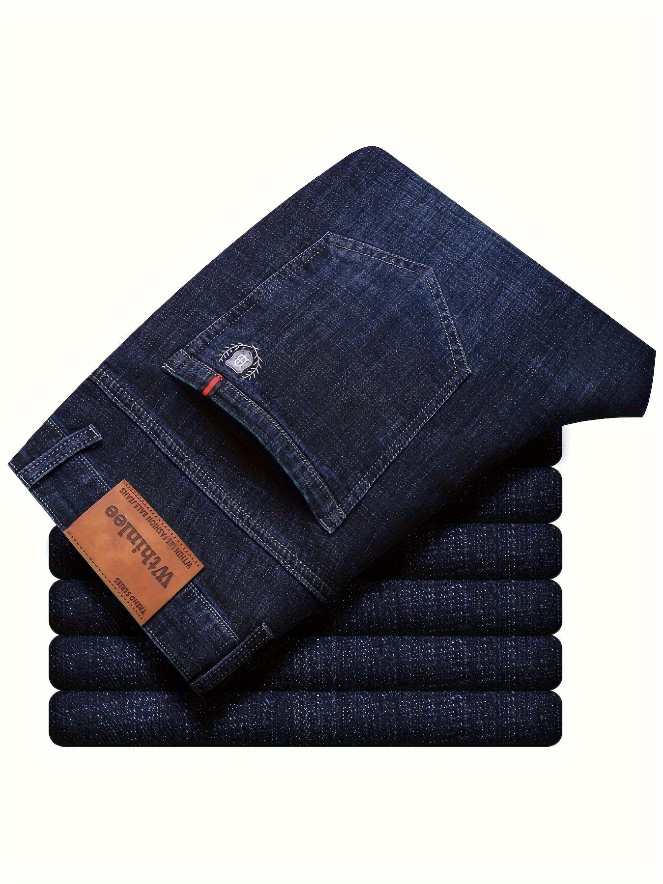 Men's Blue Denim Jeans - product view 5