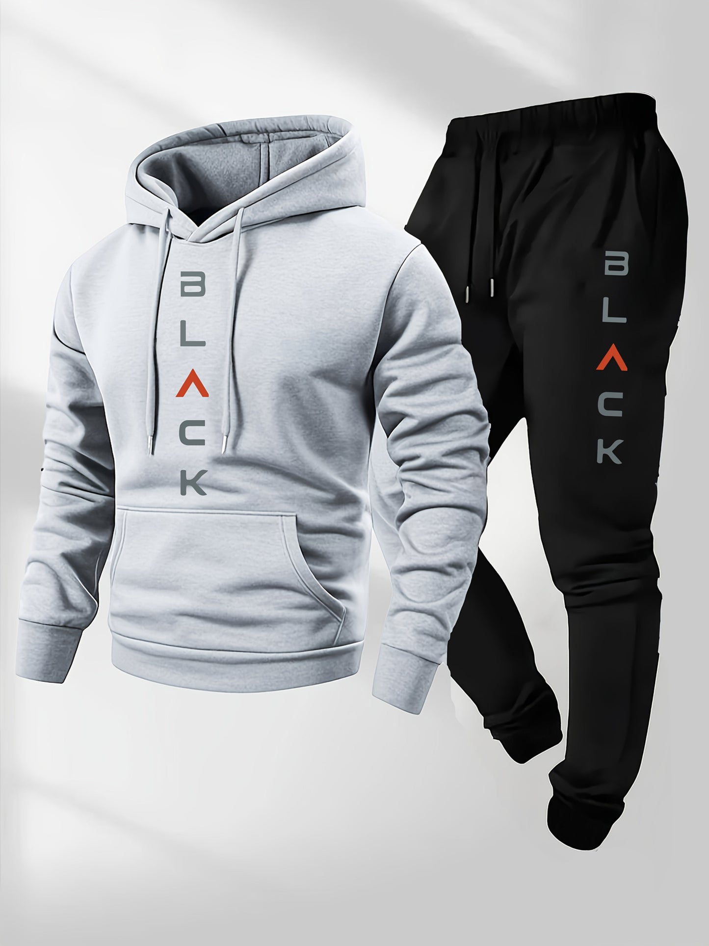 Men's Tracksuit Jacket and Pants Set - Coordinated Cold-Weather Urban Edition