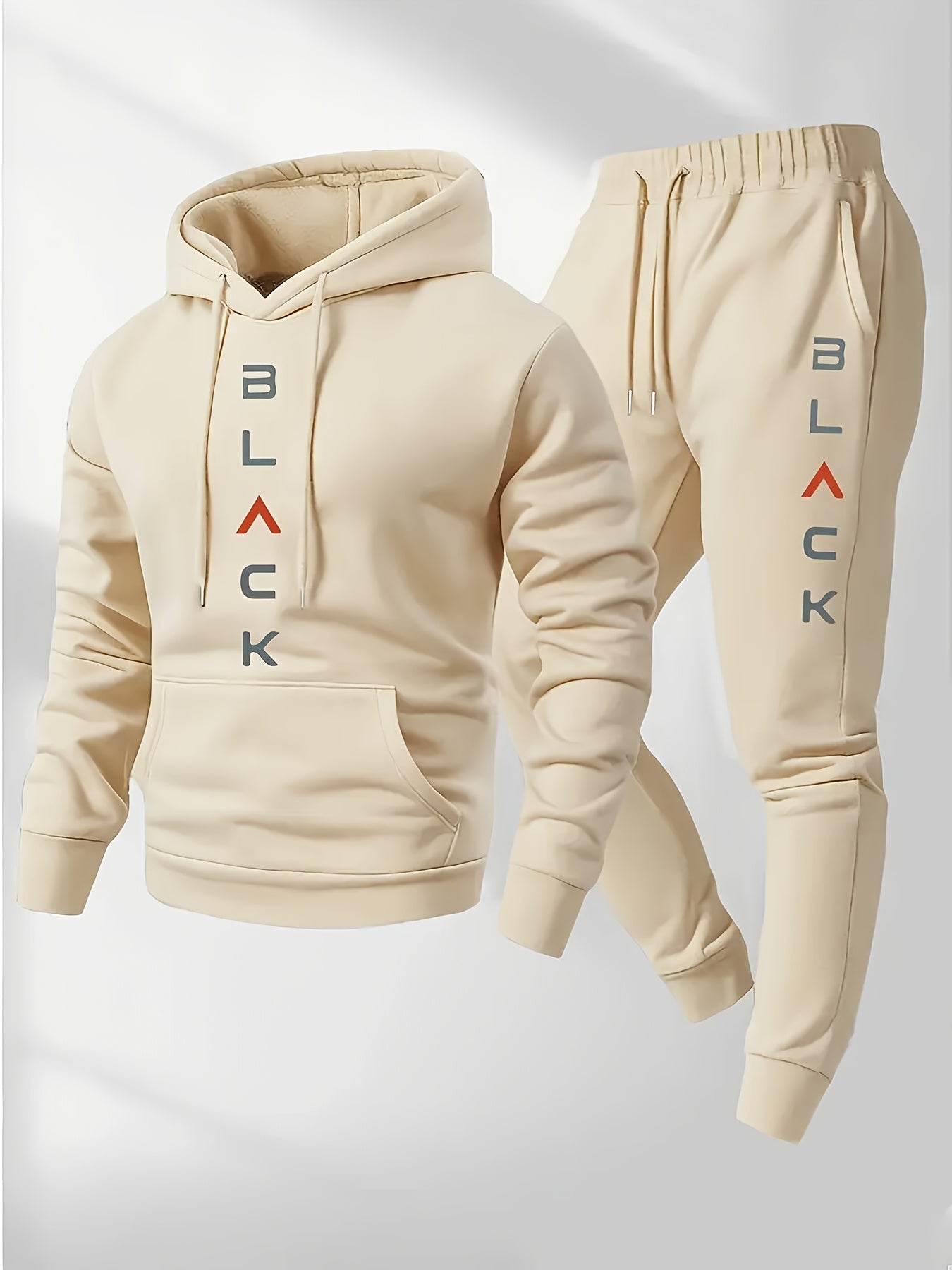Men's Tracksuit Jacket and Pants Set - Coordinated Cold-Weather Urban Edition