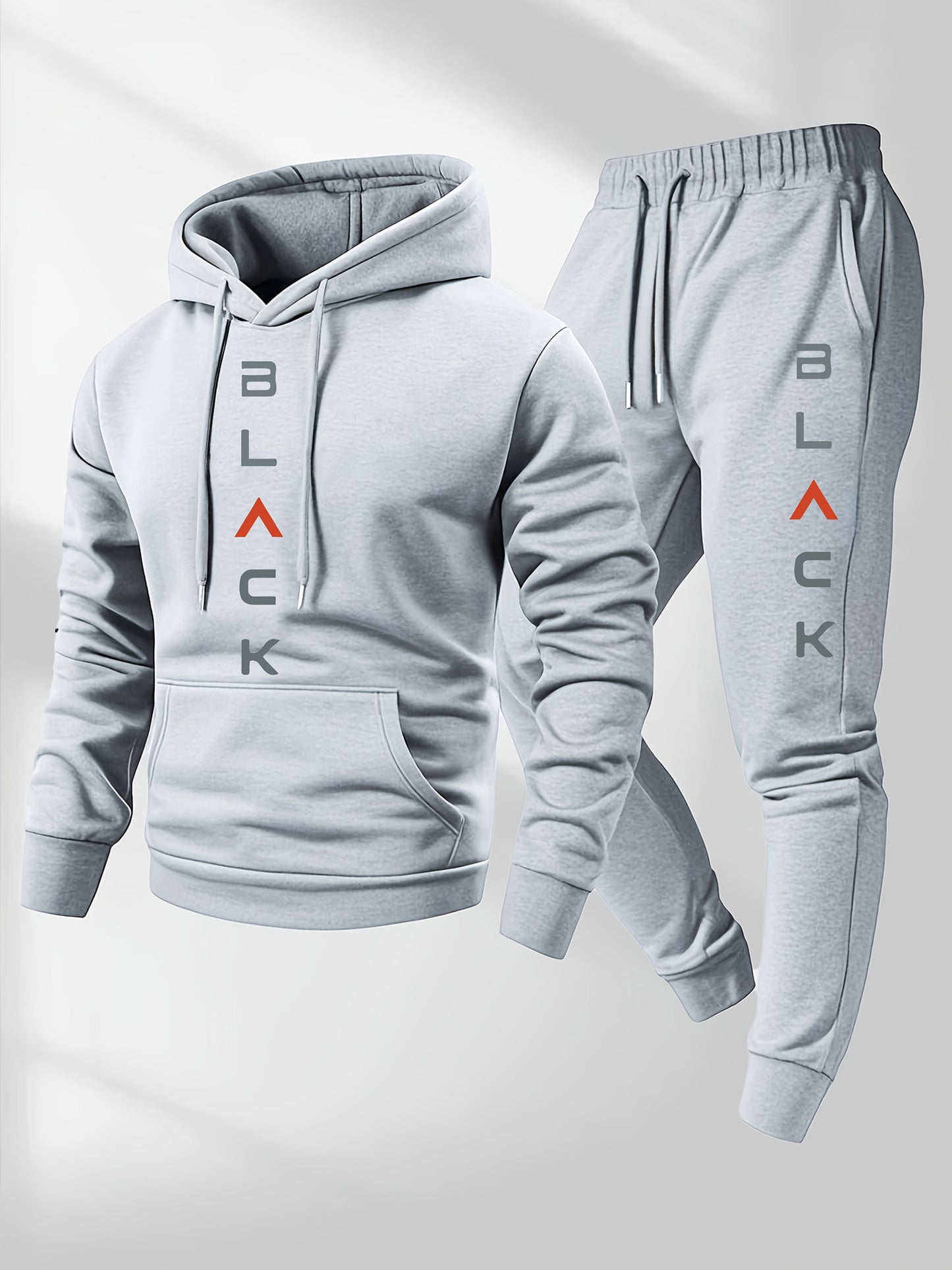Men's Tracksuit Jacket and Pants Set - Coordinated Cold-Weather Urban Edition