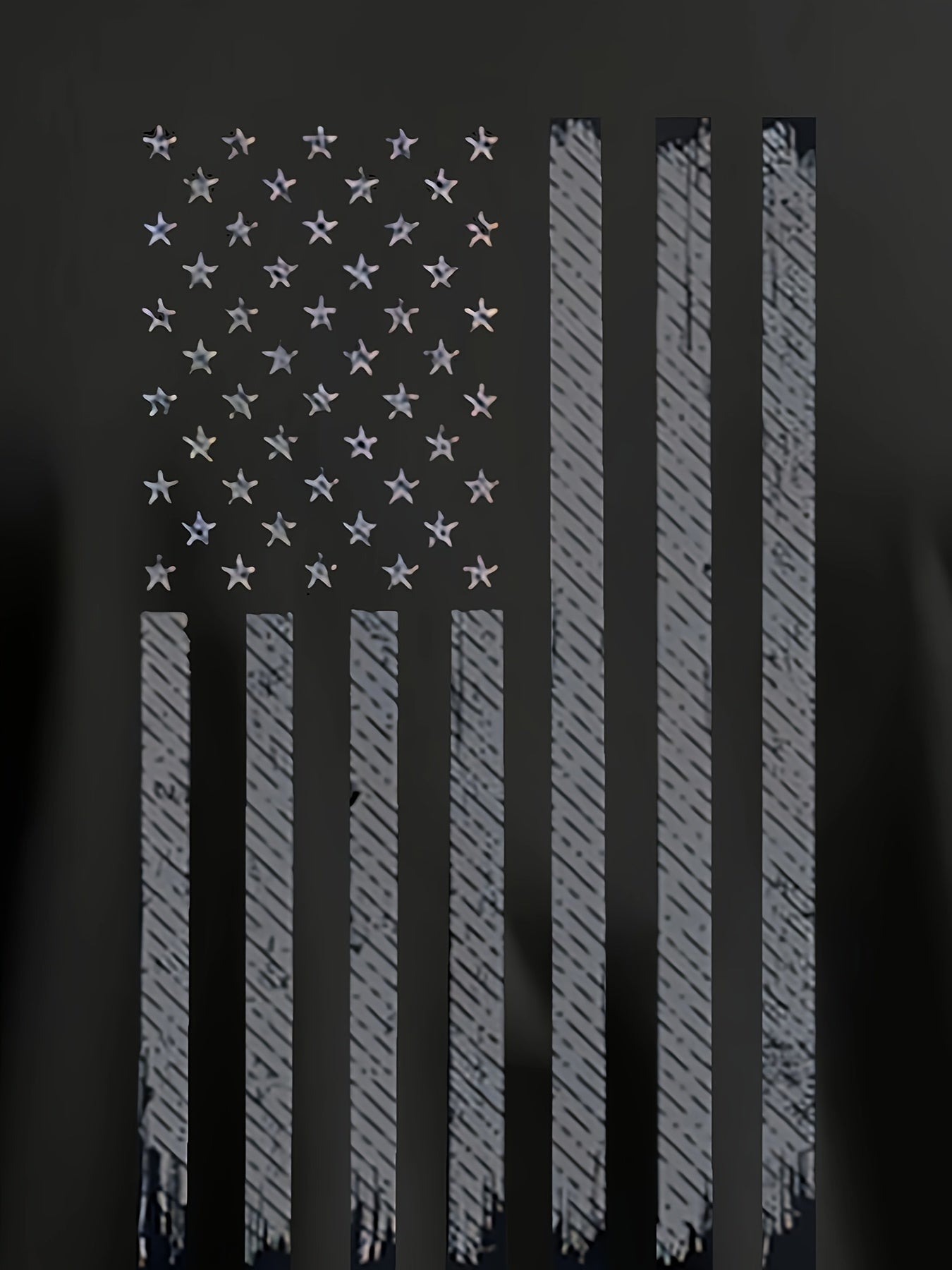 Men's Black Knit Printed Pants - product view 2