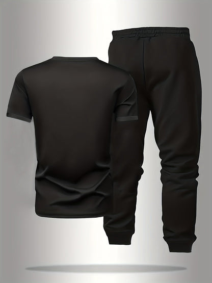 Men's Tracksuit Jacket and Pants Set - Coordinated Summer Style