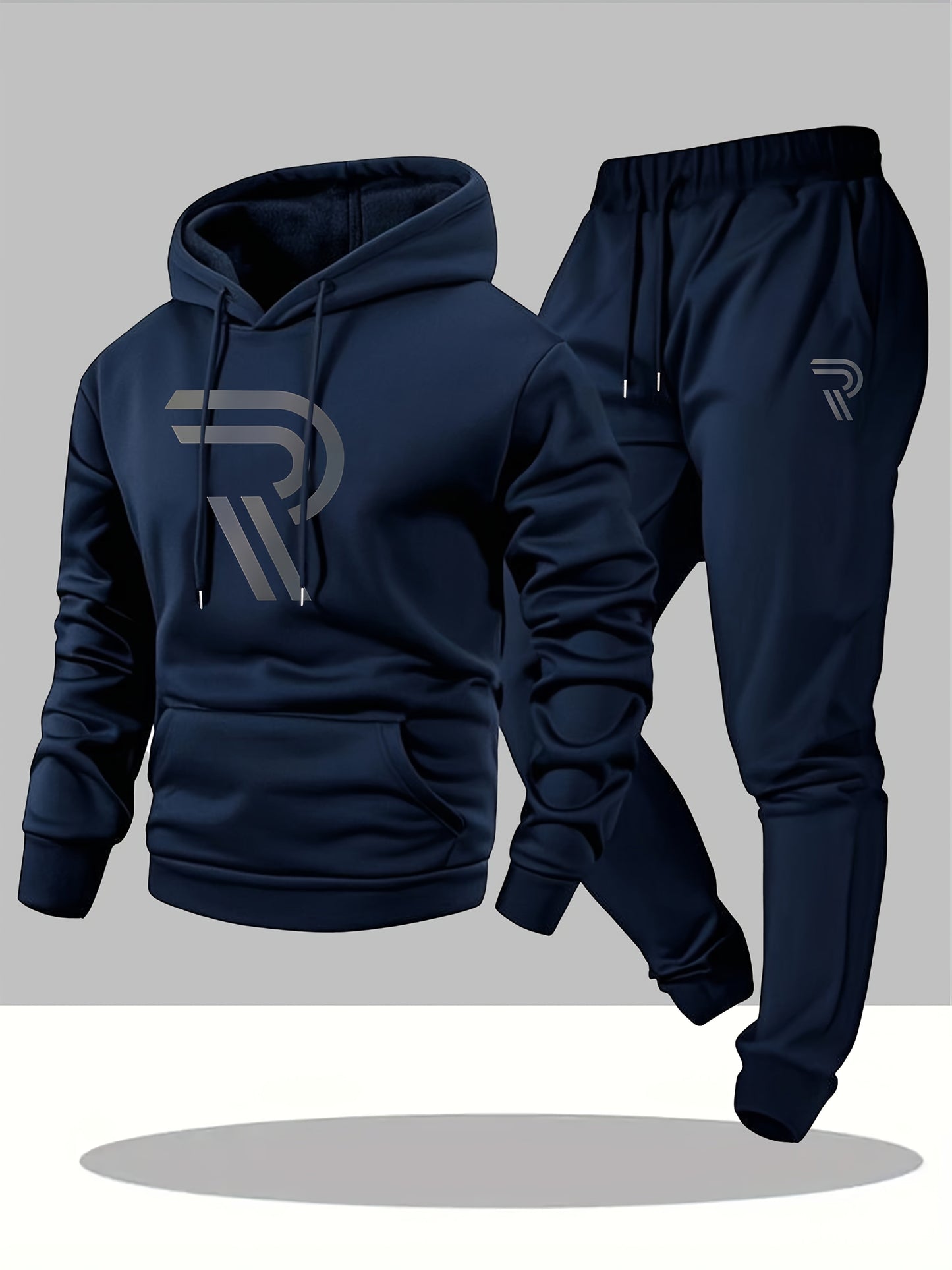 Men's Light gray Printed Pants - product view 11