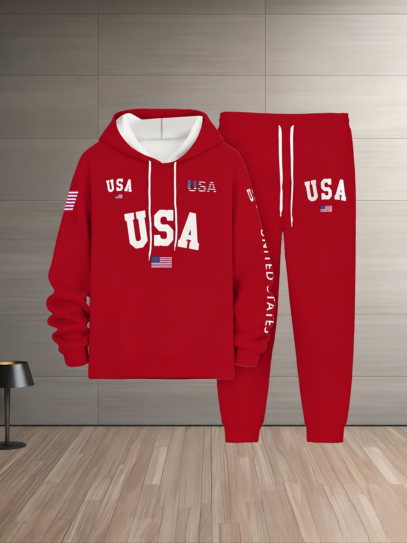 Men's Tracksuit Set - Graphic Print 829349 detail image