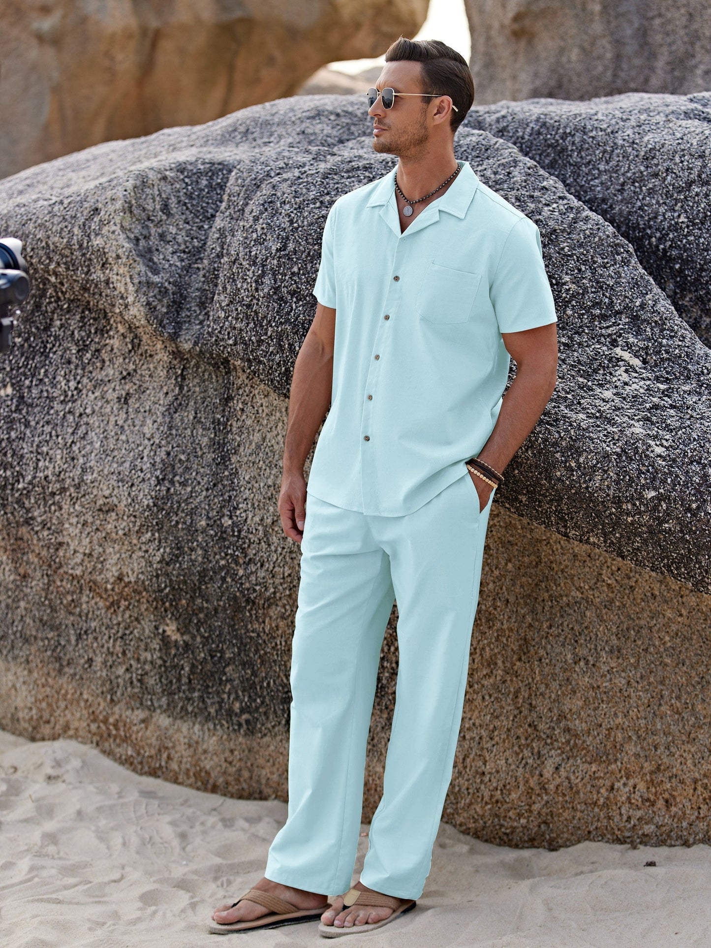 Men's Two-Piece Outfit Set - Short Sleeve 920037