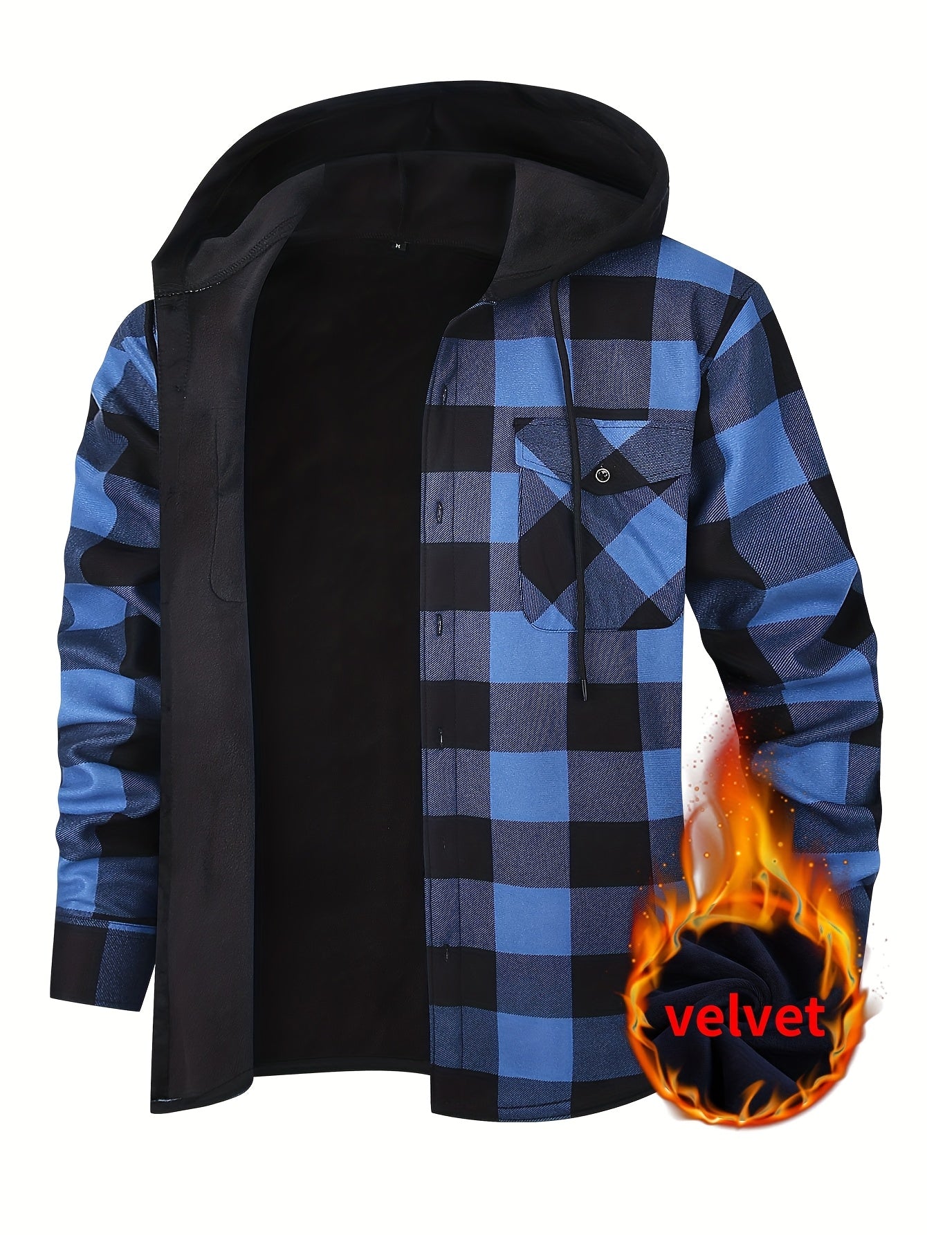 Men's Versatile Plaid Single-Breasted Blazer