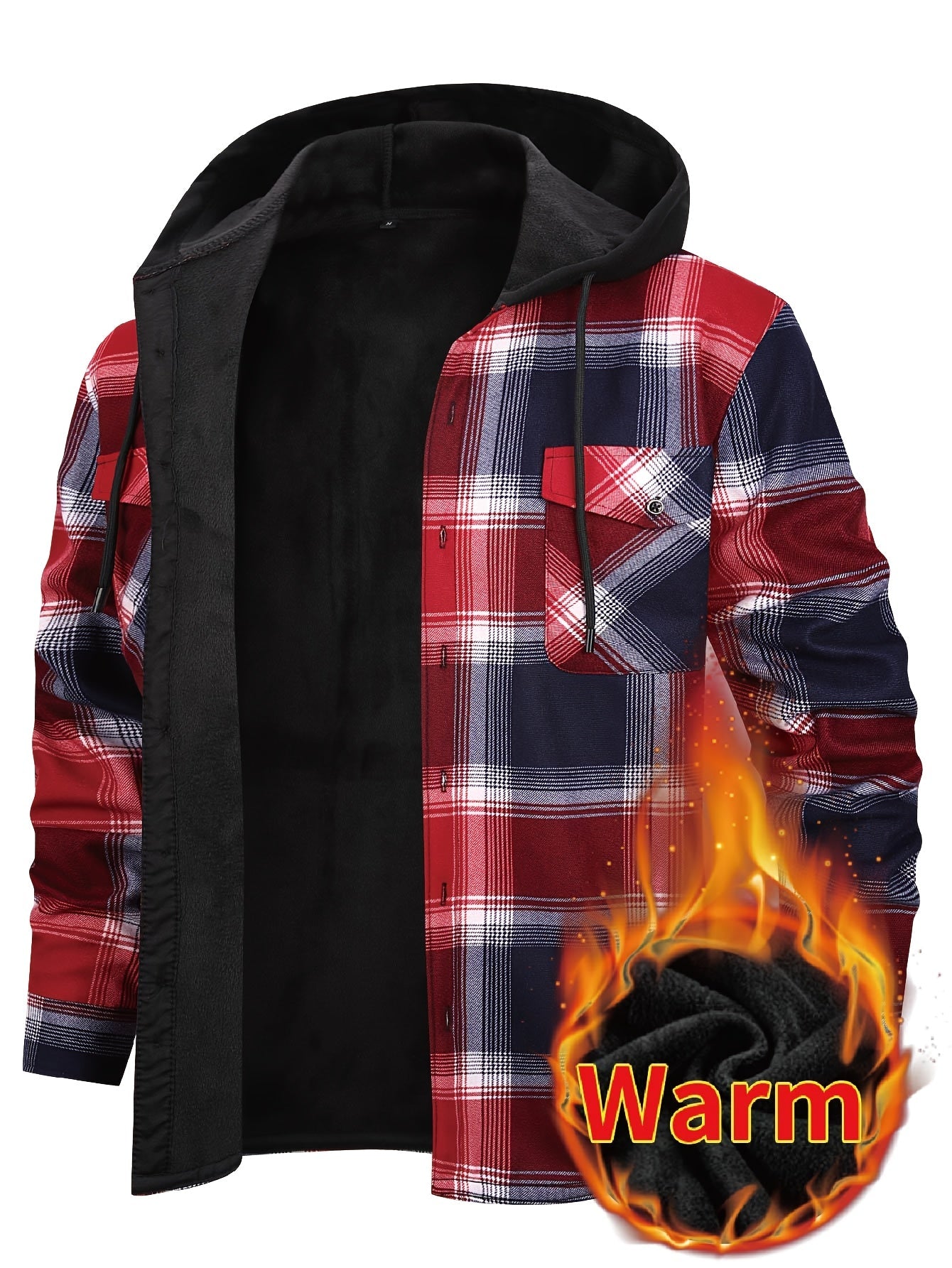 Men's Versatile Plaid Single-Breasted Blazer