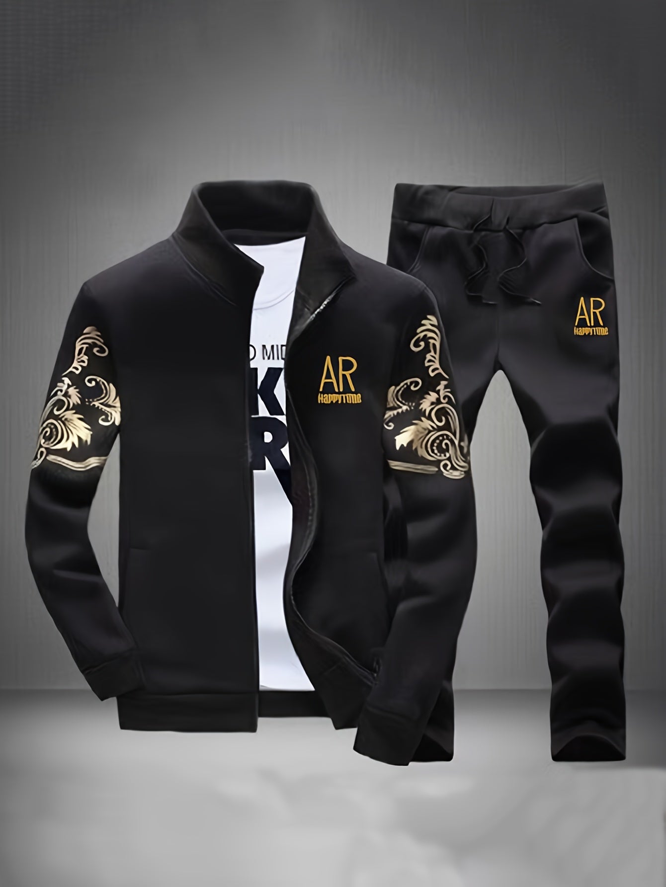 Men's Black Cardigan - product view 13