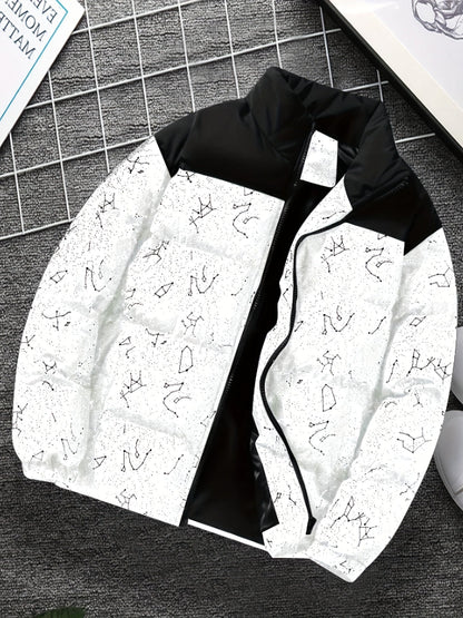 Men's Black Polyester Jacket - product view 21