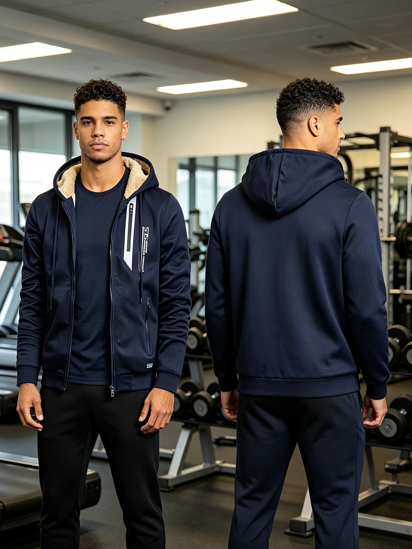 Men's Versatile Zip-Up Hoodie