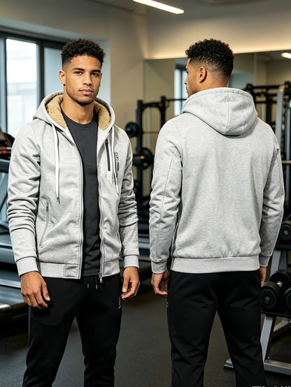 Men's Versatile Zip-Up Hoodie