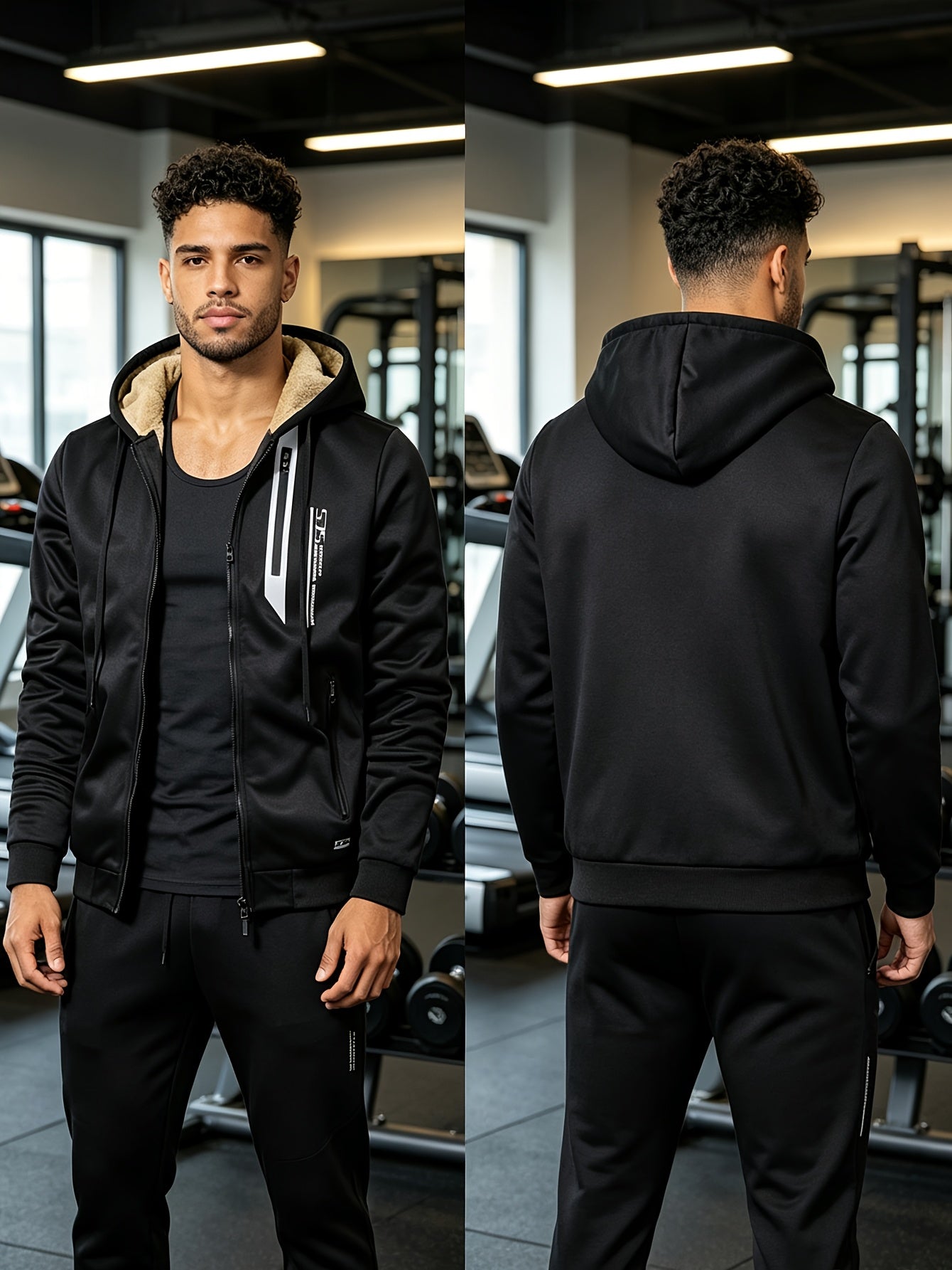 Men's Versatile Zip-Up Hoodie
