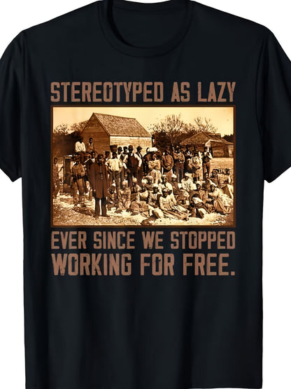 Men's Black T-Shirt - product view 1