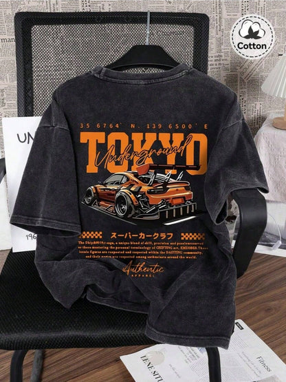 Men's Dark Gray Short-Sleeve T-Shirt - product view 36
