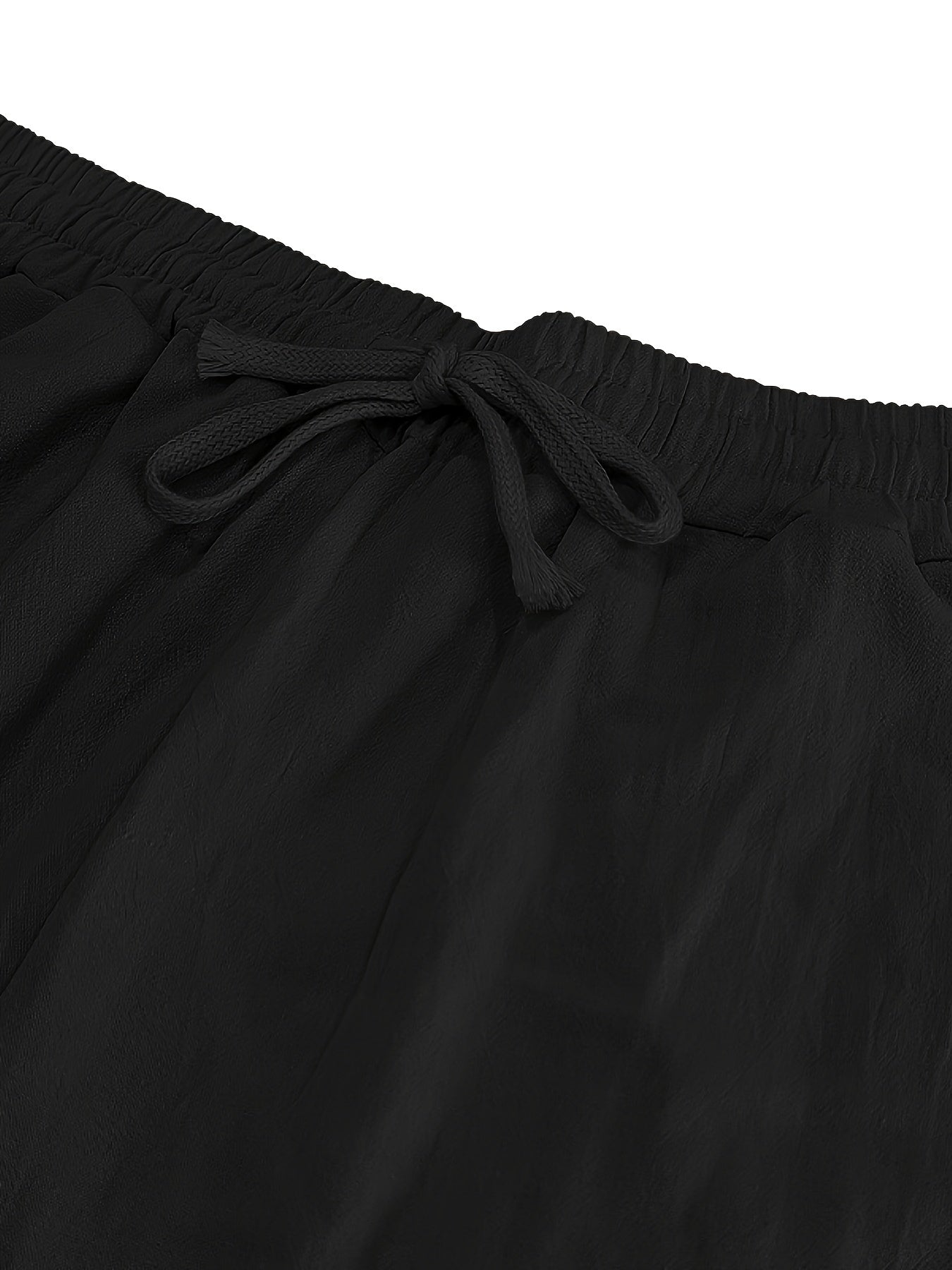 Men's Wide Leg Pants - Drawstring Waist