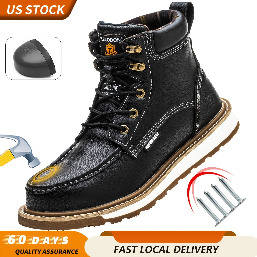 Men's Work & Safety Boots - Steel Toe Protection & Non-Slip Sole 732389 variant image
