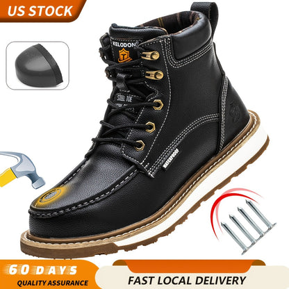 Men's Work & Safety Boots - Steel Toe Protection & Non-Slip Sole 732389 variant image