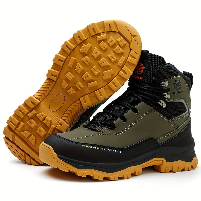 Men's Dark Khaki Shoes - product view 3