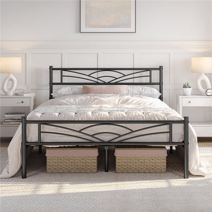 Bed Frame shown in the Black, full option