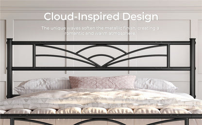 Metal Bed Frame, Bedroom Platform Bed for Bedroom Comfort and Support detail image - detail view 10