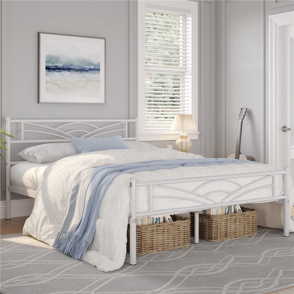 Metal Bed Frame, Bedroom Platform Bed for Bedroom Comfort and Support detail image - detail view 7