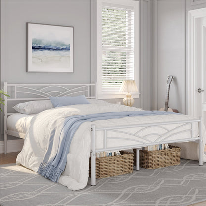Metal Bed Frame, Bedroom Platform Bed for Bedroom Comfort and Support detail image - detail view 7