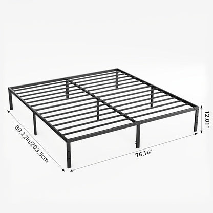 Metal Bed Frame, Mattress Support Frame for Bedroom Comfort and Support detail image - detail view 11