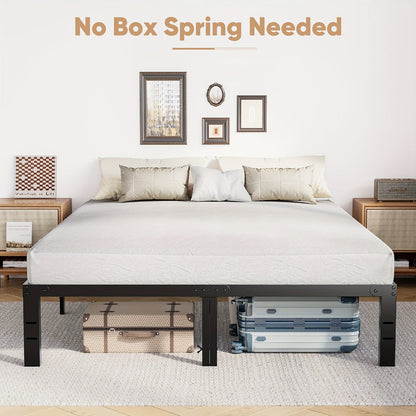 Metal Bed Frame, Mattress Support Frame for Bedroom Comfort and Support detail image - detail view 12