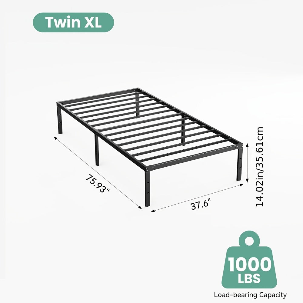 Metal Bed Frame, Mattress Support Frame for Bedroom Comfort and Support detail image - detail view 24