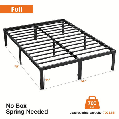 Metal Bed Frame, Mattress Support Frame for Bedroom Comfort and Support detail image - detail view 5