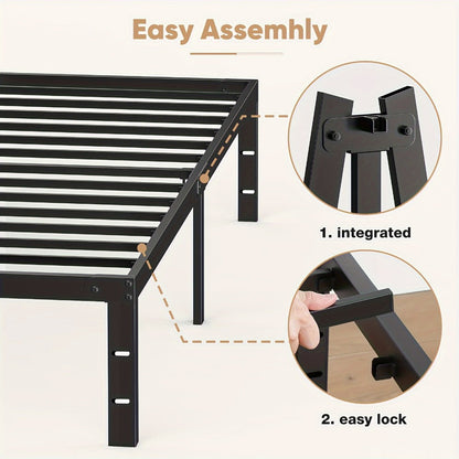 Metal Bed Frame, Mattress Support Frame for Bedroom Comfort and Support detail image - detail view 6